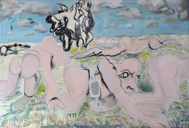 2018 martin franke, safari in den metabolismus, 115 x 170 cm, 2018